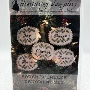 Heartstring Samplery Cross Stitch PATTERN only Festive Fobs - Christmas Edition